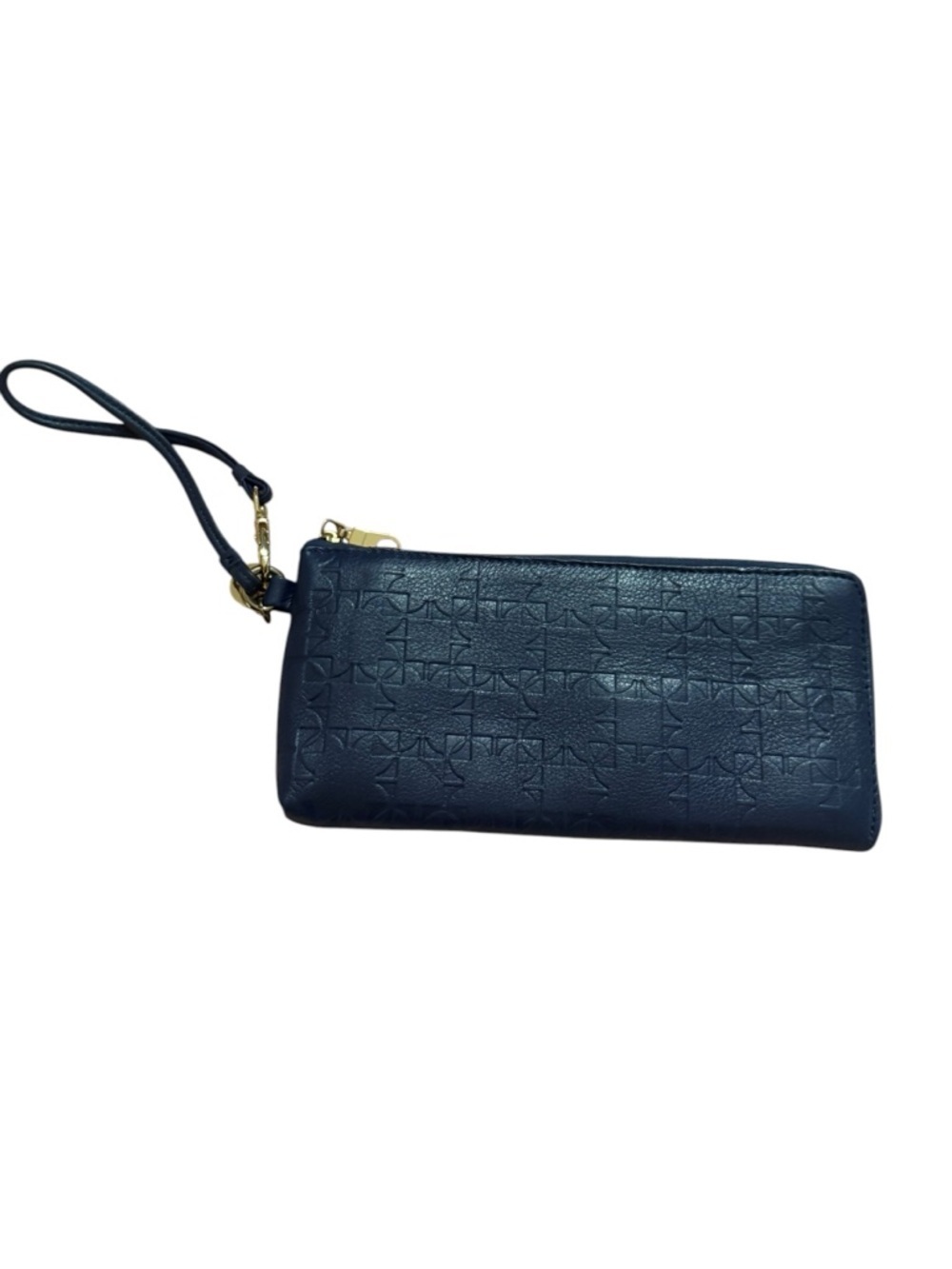 Wristlet Clutch in Navy Blue